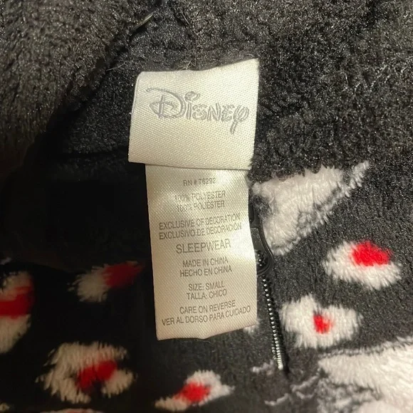 Disney Women’s Minnie Mouse Hooded‎ Full Body Plush Graphic Pajama Cosplay Small - Picture 7 of 8